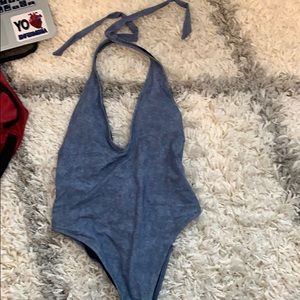 Aerie halter one piece